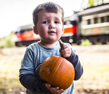 Get on board for fall fun this fall holiday weekend in Connecticut! Pumpkin patch photo courtesy of the New England Railroad