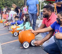 May the best pumpkin win at the Pumpkin Race & Fall Festival. Photo courtesy of the Montgomery Village Foundation