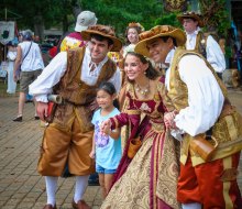 Texas Renaissance Festival is held every fall near Houston. 