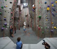 Kids as young as 5 can scale the walls at The Rock Club in New Rochelle. Photo courtesy of The Rock Club