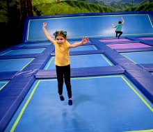 Rock 'N Air is an enormous high-tech trampoline park. 