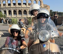 There is nothing quite like zipping around Rome on a Vespa while a guide explains the city’s rich history.