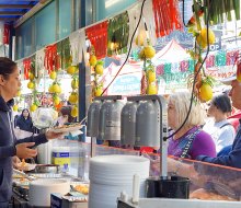 Italian pride—and tasty eats—are on the menu at the annual Feast of San Gennaro, which takes over Little Italy in September. Photo by Jody Mercier