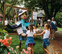 Discover the  storybook village of Peddler's Village with colonial-style buildings, award-winning gardens, shopping, dining, and lodging. Photo courtesy of Peddler's Village