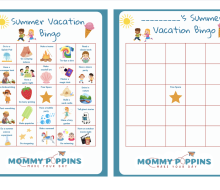 Bingo cards give structure to summer fun and put kids in the driver's seat!