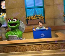 Play and pose with Oscar the Grouch and many other popular character at Sesame Street Play and Learn.