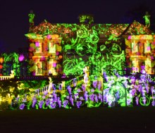 Shimmering Solstice brings a new holiday lights show to the grounds at Old Westbury Gardens.