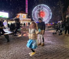 Six Flags Great Adventure transforms into a twinkling wonderland at Holidays in the Park. Photo by Lisa Warden