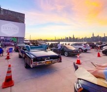 Enjoy a magical night at the Skyline Drive-In in Brooklyn's Greenpoint waterfront. Photo courtesy of the Skyline Drive-In