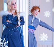 Elsa and Anna are the special guests at FASNY Museum of Firefighting's Snow Ball this weekend. Photo courtesy of FASNY 