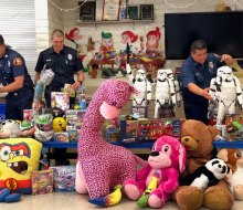The Spark of Love Toy Drive is an LA tradition. Photo courtesy of County of Los Angeles Fire Department