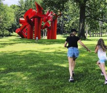 Storm King's towering pieces beg visitors to draw closer. Photo courtesy of @jenterratravels
