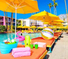 The Saguaro in Palm Springs, California, beckons families with its pool and more. 