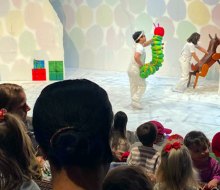 Eric Carle's colorful animals come to life on stage,