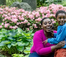 Beautiful blooms and family time are guaranteed to make mom smile at the New York Botanical Garden's Mother's Day Weekend Garden Party. Photo by Marlon Co/courtesy of the New York Botanical Garden