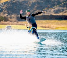 Water ski with dad at Terminus Wake Park! Photo courtesy of the park