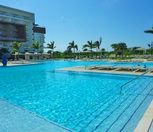 Cool off in Embassy Suites Aruba's sprawling pool. 
