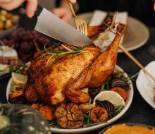 Enjoy a Thanksgiving turkey prepared by a chef. Photo by Karolina Grabowska/ Pexels