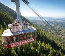 Take North America's largest aerial tram to the top of Grouse Mountain. Photo courtesy of Destination Vancouver/Devin Manky