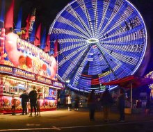 The Ventura County Fair is a hot ticket by day and lights up the night. Photo by Kevin Wilt 