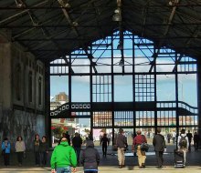 Asbury Park's beach and boardwalk beckon families and day-trippers. 