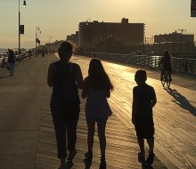 What's better than an after dinner family walk along the boardwalk at Long Beach? 