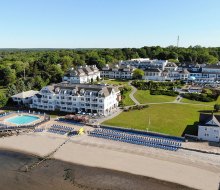 The Water's Edge Resort and Spa in Connecticut offers the beach and so much more. Photo courtesy the resort