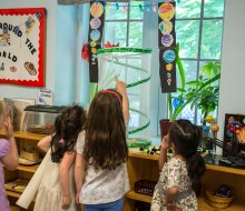 The Bronxville Montessori School develops varied programs for children as young as 18 months through their kindergarten years using the Montessori approach.