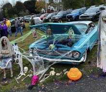 Enjoy an evening at Blue Arrow Farm with trunk-or-treating for kids and live music and entertainment for parents. Photo courtesy of the farm