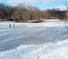 Hit the ice at Blue Mountain Reservation in Peekskill. Photo courtesy of Westchester County Department of Parks