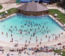 The zero-depth entry at Willson's Waves makes it a perfect pool for tots. Photo courtesy of Willson's Waves