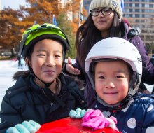 Communities celebrate the season with free holiday and Christmas events for families! Winterfest Hartford photo by Andy Hart, courtesy of the IQuilt Partnership 