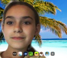 Coco Palms has free downloadable zoom backgrounds to make you feel like you're in the tropics. Photo courtesy of Coco Palm/Cala Nighswander