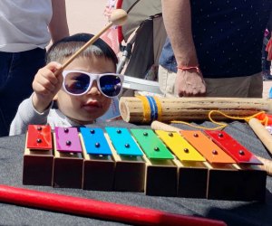 Kids get in on the action at the Grant Park Music Festival. Photo courtesy of the festival