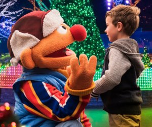 A Very Furry Christmas at Sesame Place is a festive, family-friendly celebration with everyone's favorite Sesame Street friends. Photo courtesy Sesame Place