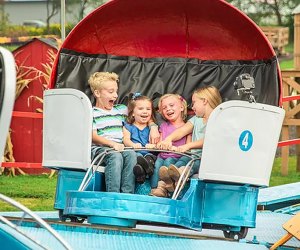 Best Farms for Family Fun and Entertainment in Chicago: kids on an amusement ride