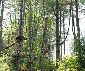 Adirondacks with kids: Adirondack Extreme Adventure Course