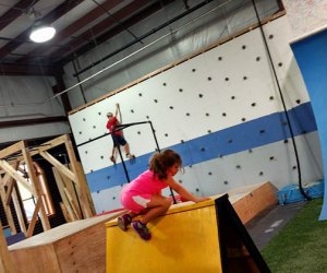 Nex Level Arena kids climbing on obstacles and wall Indoor Obstacle Courses, Ninja Warrior Training, and Aerial Arts for NJ Kids