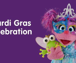 mardi gras celebration sesame place philadelphia february 17