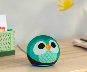 Cute, helpful, and entertaining, it's the Echo Dot Kids. Photo courtesy of Amazon
