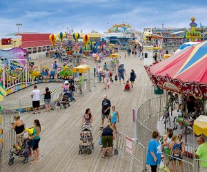 Jenkinson's Boardwalk and Point Pleasant Beach are only about an hour away from NYC and Philly.