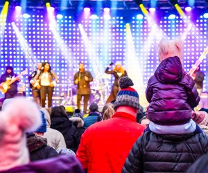 Celebrate New Year's Eve Weekend 2022 in Boston with lights, music, and family fun! Photo courtesy of First Night Boston