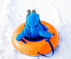 Snow tubing is a favorite winter activity in Chicago. Photo courtesy of Canva