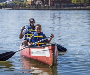 Take a canoe ride at the Anacostia River Festival. Photo courtesy of the 11th Street Bridge Park
