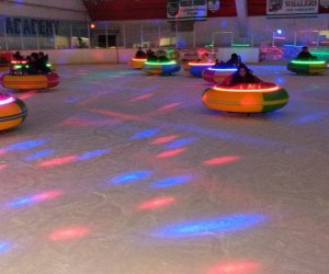 The lights go out during dico ice bumper car sessions