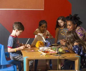 The Brooklyn Children's Museum's Color Lab offers hands-on artmaking at one of the best children's museums in NYC