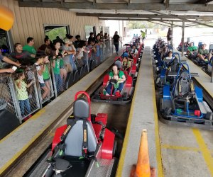 Mario Kart Racetrack w/ Karts (ages 4-9) - Inflatable Racetrack Rentals in  Houston