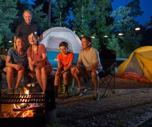 Gather 'round the campfire and sing some fun songs. Photo courtesy of the Virginia Department of Conservation and Recreation