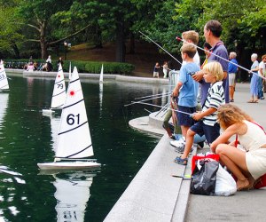 Central Park with kids Conservatory Water