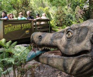 Go prehistoric at Dinosaur Safari at The Bronx Zoo. Photo courtesy of the zoo